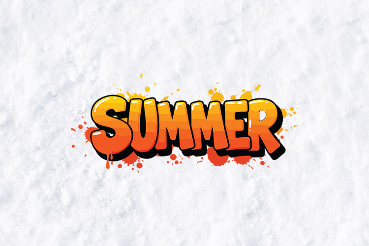 Retro Summer Vibes SVG Groovy 70s Wavy Stacked Typography