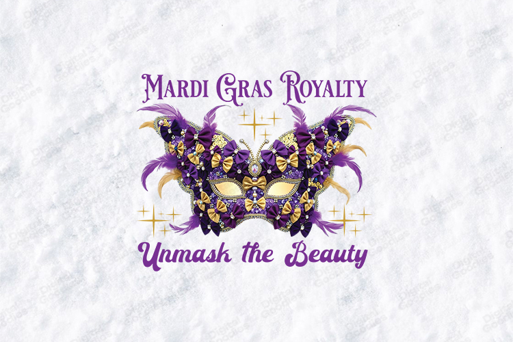Mardi Gras Royalty SVG - Unmask the Beauty Carnival Art
