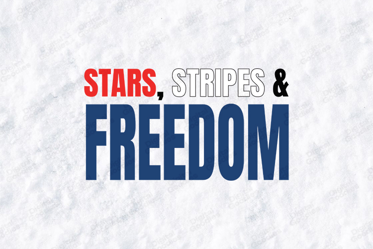Stars Stripes & Freedom SVG - Patriotic 4th of July Pride