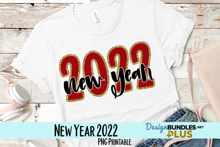 New Year 2022 Sublimation PNG