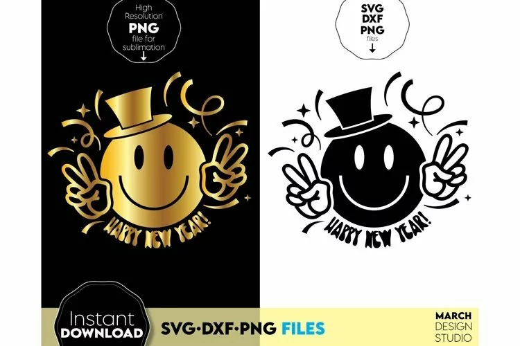 New Years PNG | 2024 SVG | New Years Clipart| 2024