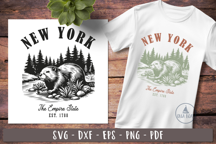 New York svg | Vintage United states design