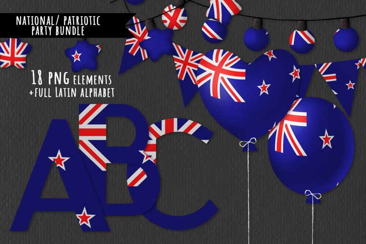 National, Patriotic Party Bundle. New Zealand