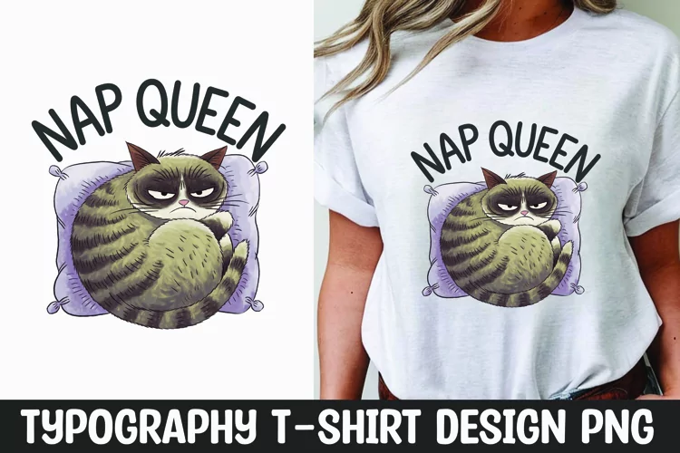 Cat sarcastic quote t-shirt sublimation design