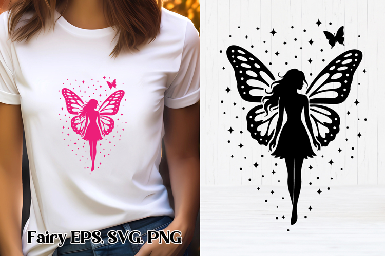 Fairy SVG | Magic SVG | Fairy silhouette SVG