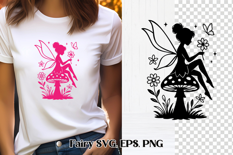 Fairy SVG | Magic SVG | Fairy silhouette SVG