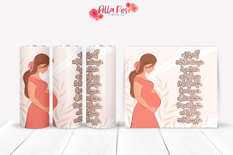 First Time Mom| Mothers Day |20oz Tumbler Sublimation Wrap