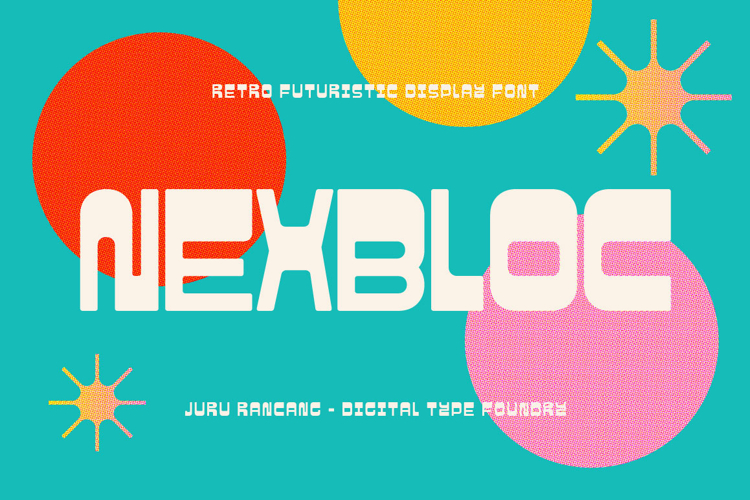 Nexbloc - Retro Futuristic Display example image 1