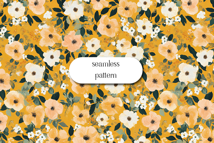 Floral Seamless Pattern Image 7