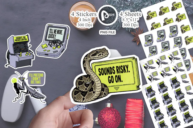 Night-Shift Snark Mode Animals Sticker