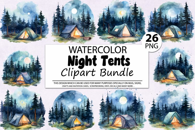 Camping Tent Clipart Image 24