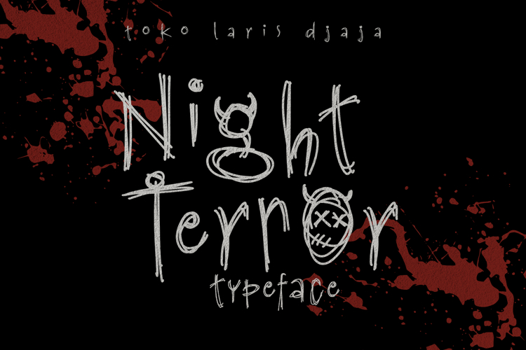 Night Terror Creepy Handwritten Horror Font