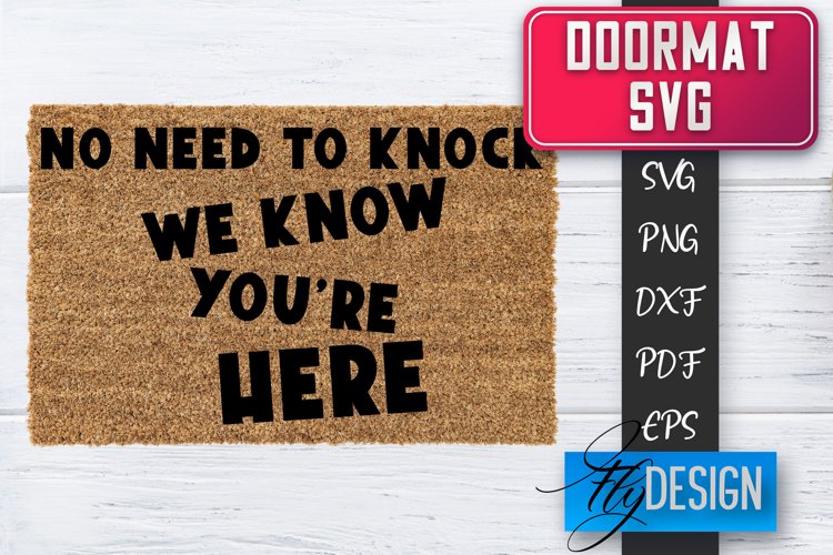Doormat SVG Design | Welcom Home SVG | Home Decor SVG v.3 example image 1