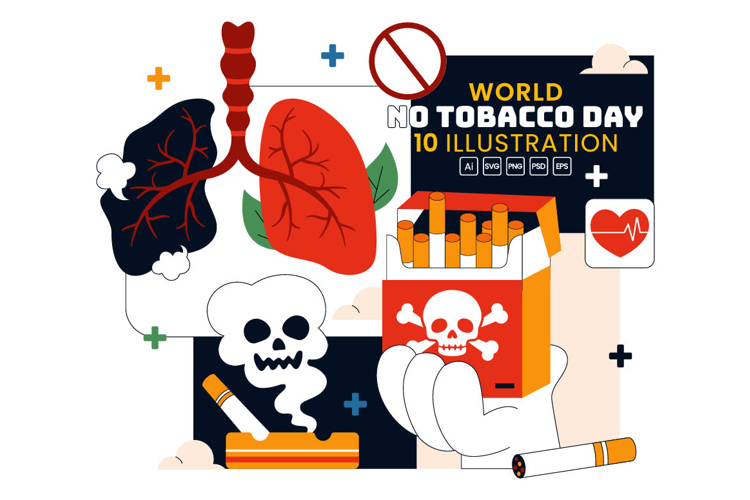 10 World No Tobacco Day Illustration