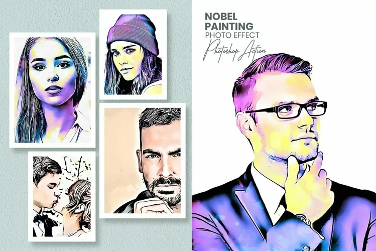 Nobel Painting Photoshop Actions