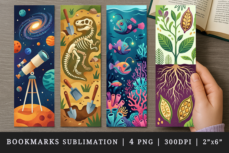 Non fiction bookmarks printable sublimation bookmark design
