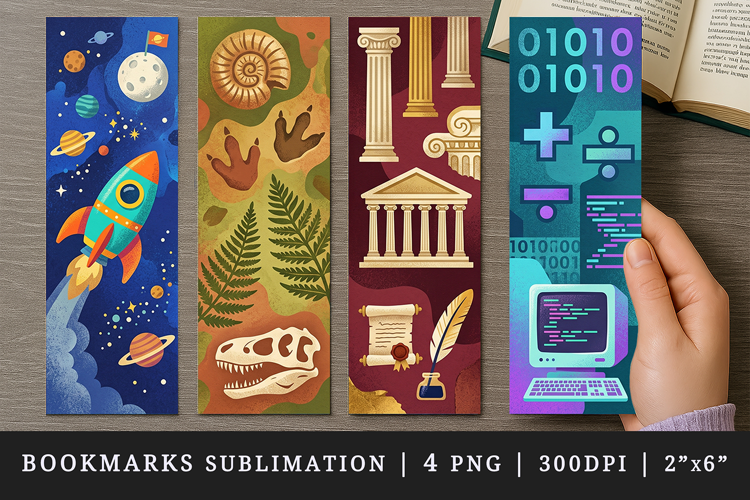 Non fiction bookmarks printable sublimation bookmark design