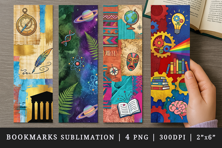 Non fiction bookmarks printable sublimation bookmark design