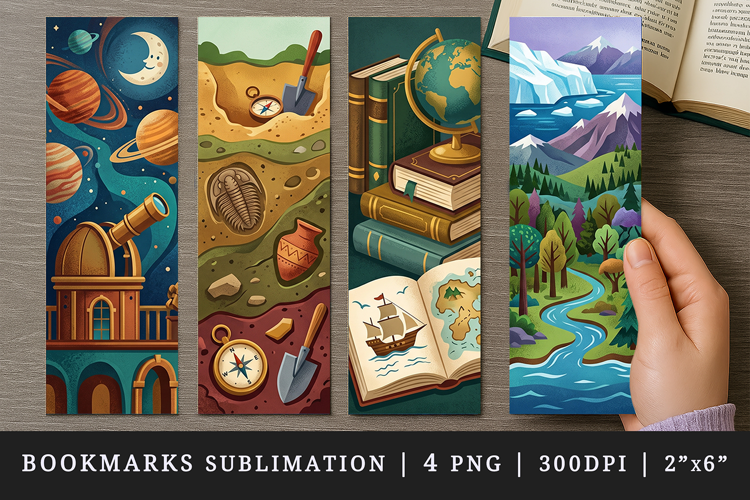 Non fiction bookmarks printable sublimation bookmark design