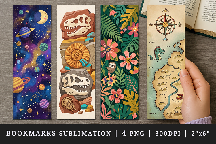 Non fiction bookmarks printable sublimation bookmark design