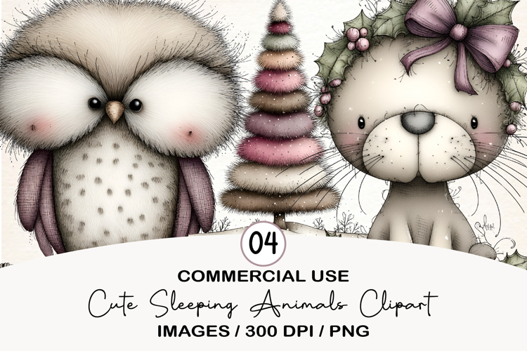 North Christmas Watercolor Clipart