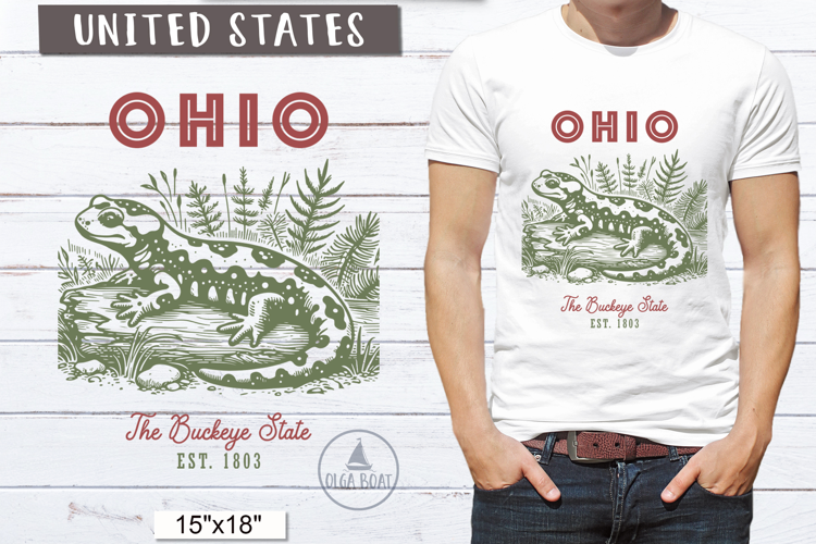 North Dakota PNG | Vintage United States Sublimation