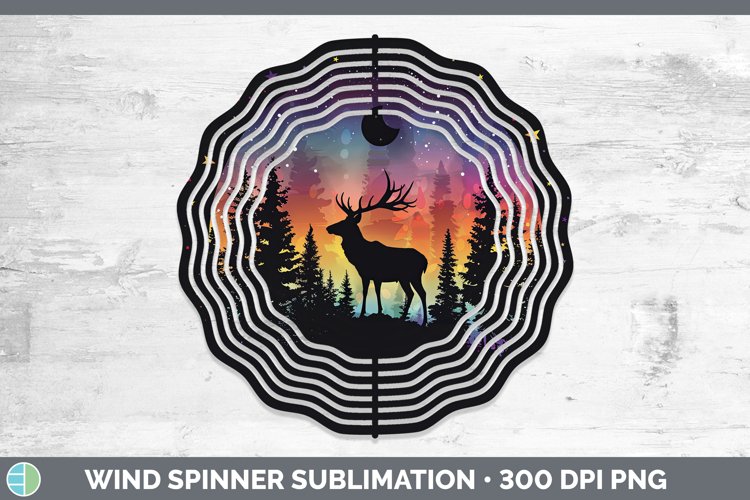 GorgeousNorthern Lights Wind Spinner design.