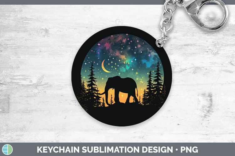 GorgeousNorthern Lights Keychain design.