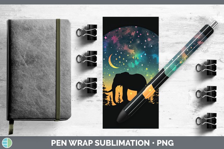 GorgeousNorthern Lights Pen Wrap design.
