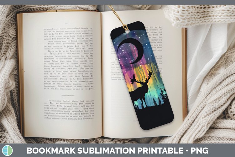 GorgeousNorthern Lights Bookmark design.