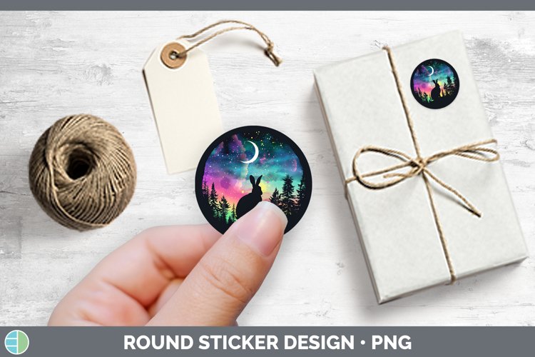 GorgeousNorthern Lights Stickers design.
