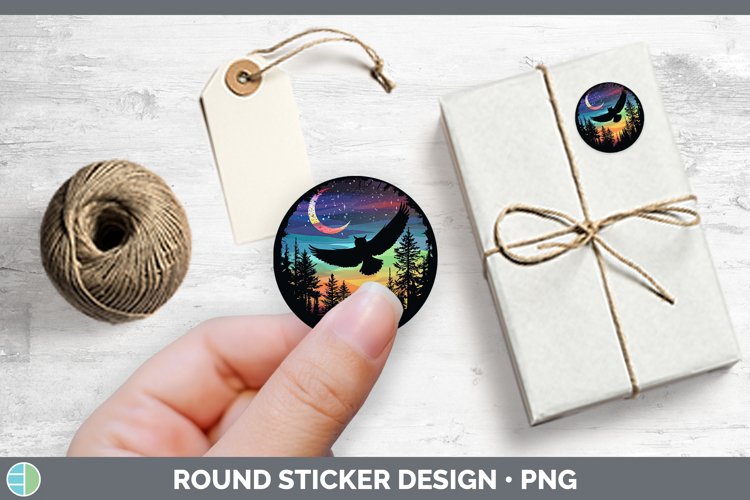 GorgeousNorthern Lights Stickers design.