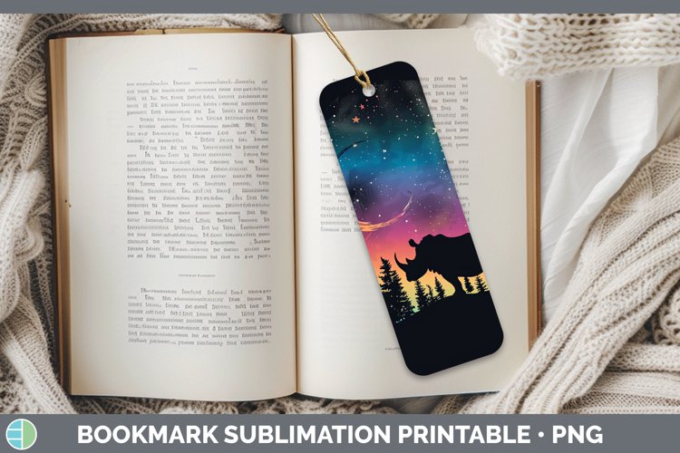 GorgeousNorthern Lights Bookmark design.