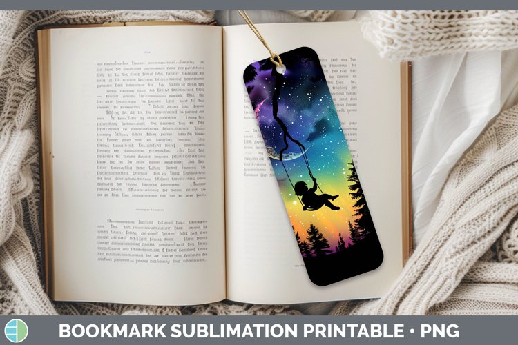 GorgeousNorthern Lights Bookmark design.