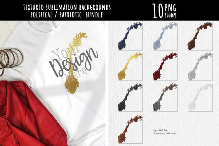 National / Patriotic Sublimation Backgrounds. Norway