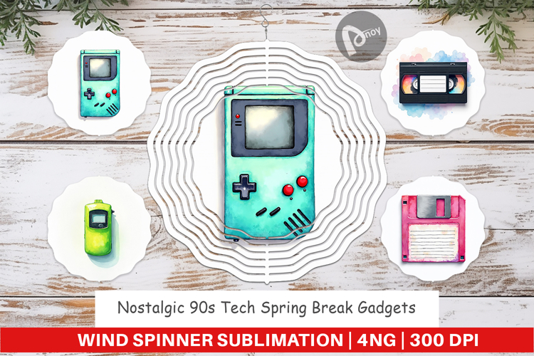 90s Tech   Gadgets Wind Spinner