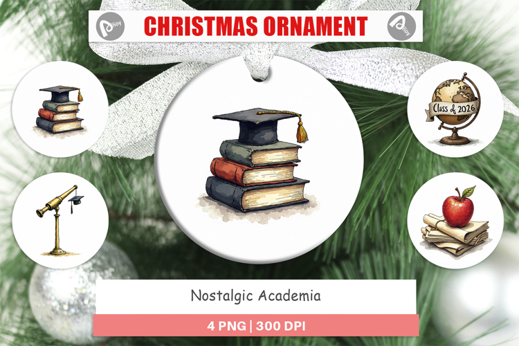 Nostalgic Academia Ornament