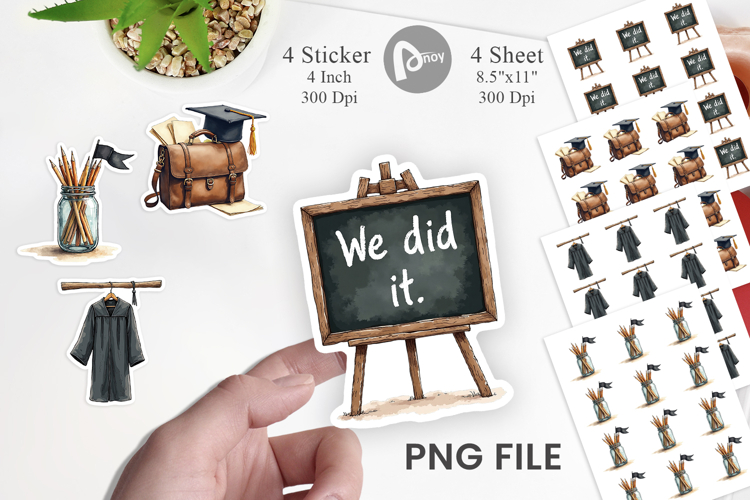 Nostalgic Academia Sticker