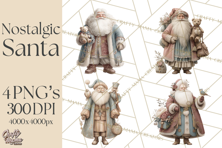Santa Christmas Clipart Image 7