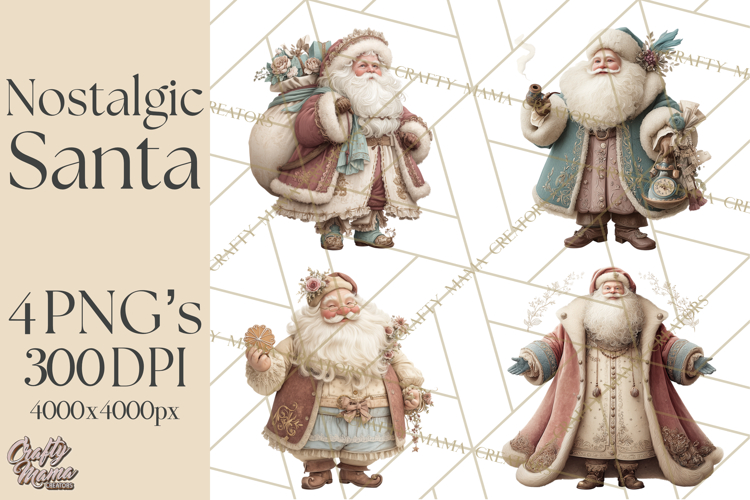 Santa Christmas Clipart Image 8