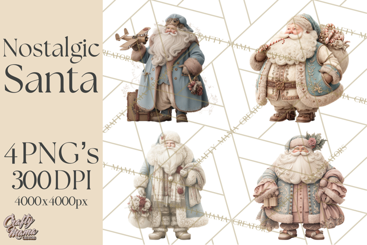 Santa Christmas Clipart Image 9