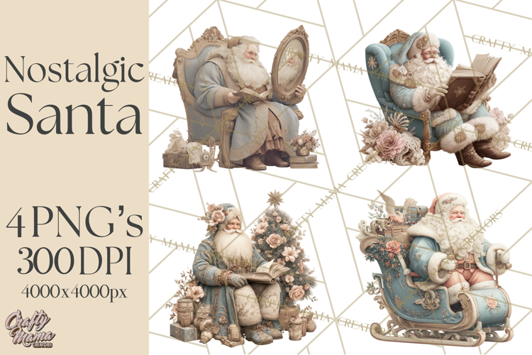 Santa Christmas Clipart Image 11