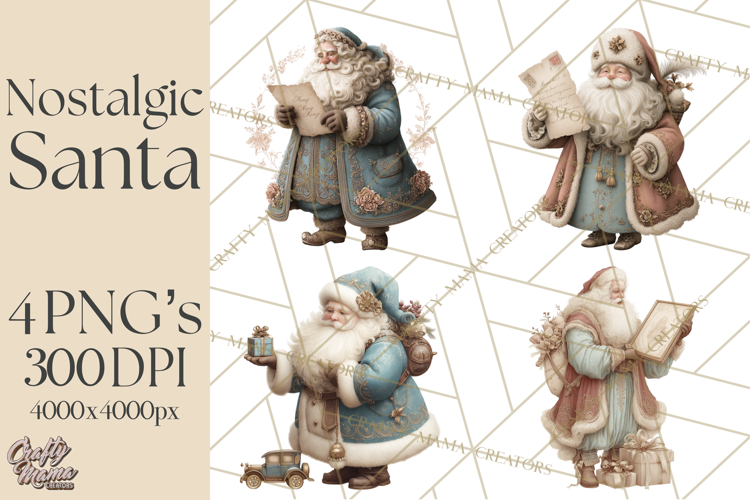 Santa Christmas Clipart Image 12