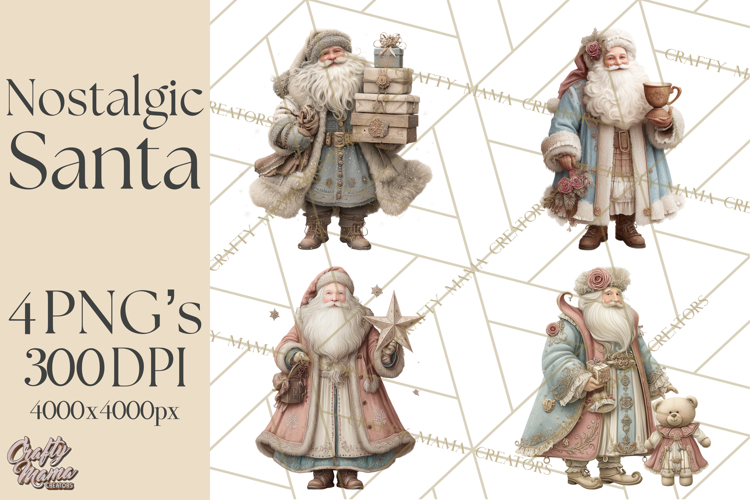 Santa Christmas Clipart Image 13