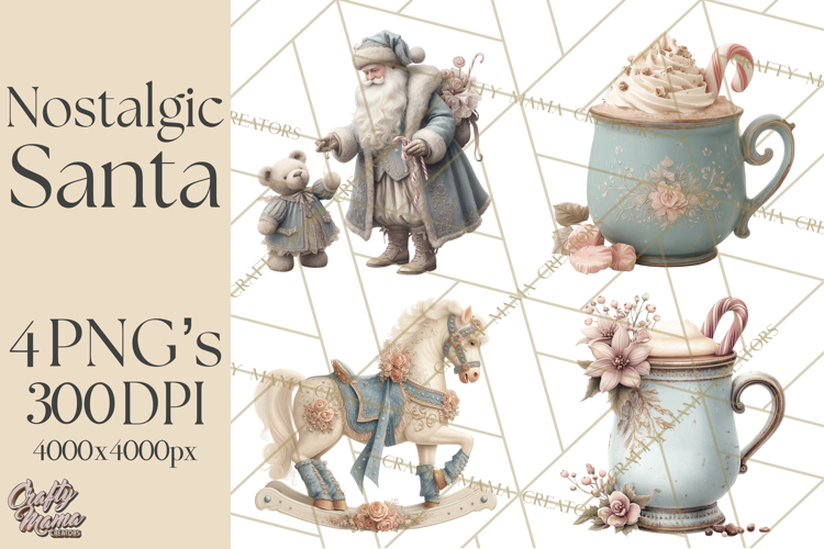 Santa Christmas Clipart Image 14