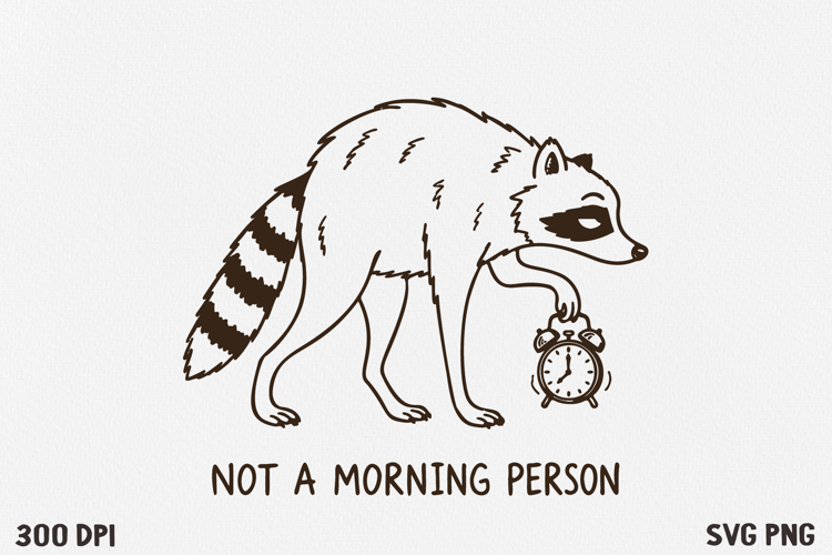Funny Raccoon SVG PNG, Viral raccoon meme.