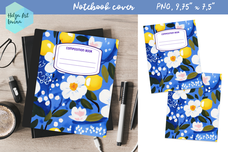 Composition Book Cover School Notebook