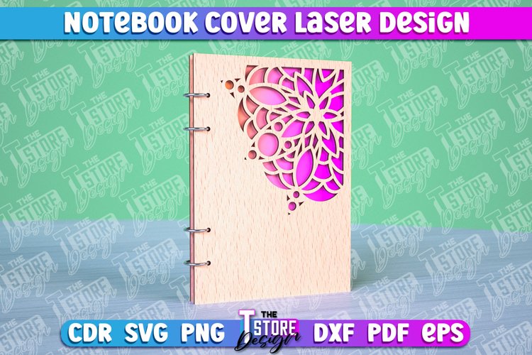 Notebook Cover Laser Cut | Notebook Laser Cut Design | CNC