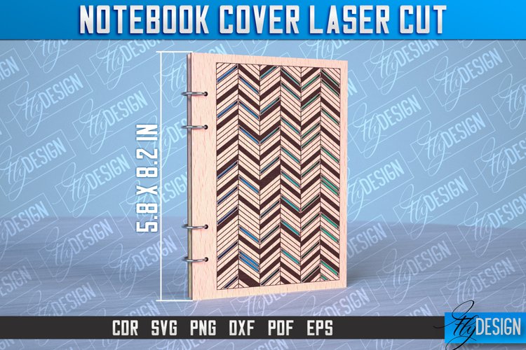 Notebook Cover Laser Cut | Notebook Cover Design | CNC File