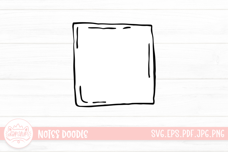 Notes Outline Clipart SVG